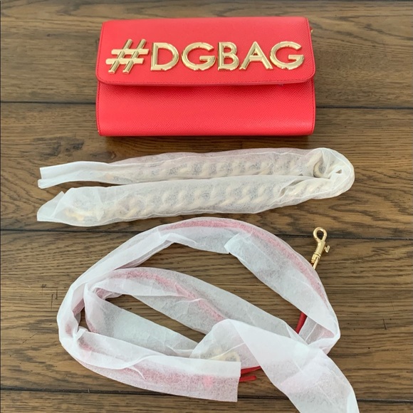 DOLCE & GABANNA Shoulder Leather Bag with Strap - Picture 9 of 12